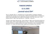 Tisková zpráva : Seminář tvůrců ŠVP - 12.11.2025