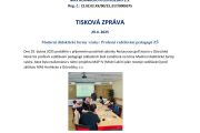Tisková zpráva Profesní vzdělávání pedagogů ZŠ 29.4.2025